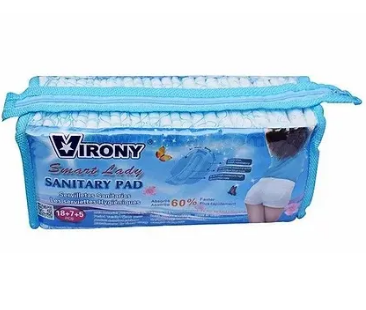Virony Smart Lady Sanitary Pad (30 Counts X 1pack)